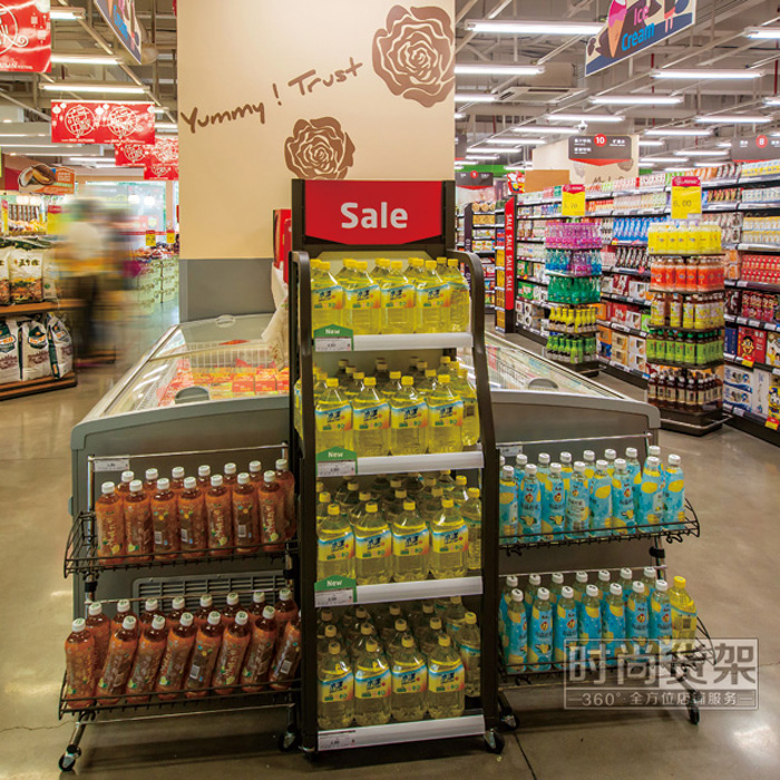 超市貨架_端頭促銷展示架